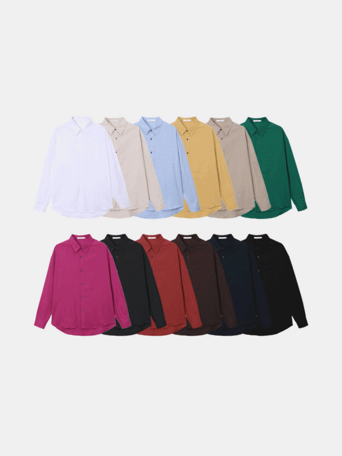 All 에센셜 셔츠 (12colors)